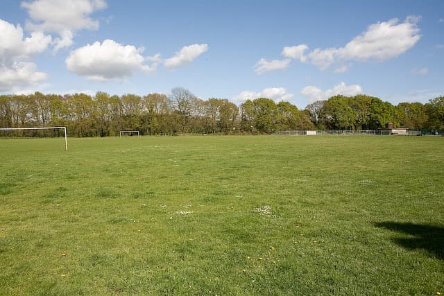The recreation ground in North Baddesley, near Romsey